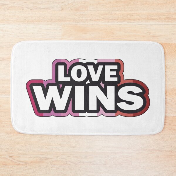 Item preview, Love Wins LGBT Lesbian designed and sold by LGBT-Art-Design.