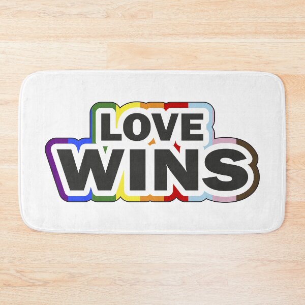 Item preview, Love Wins LGBT All Flag designed and sold by LGBT-Art-Design.