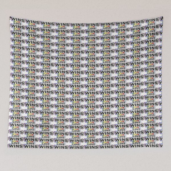 Item preview, Love Wins LGBT All Flag designed and sold by LGBT-Art-Design.