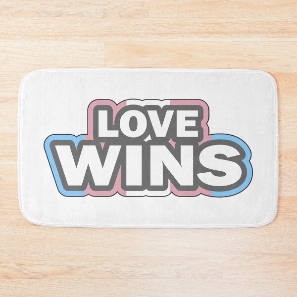 Item preview, Love Wins LGBT Transgender designed and sold by LGBT-Art-Design.