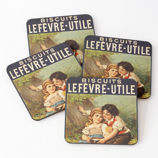 Item preview, BISCUITS LEFEVRE UTILE NANTES 1896 French Art Poster Advertisement designed and sold by retroposters.