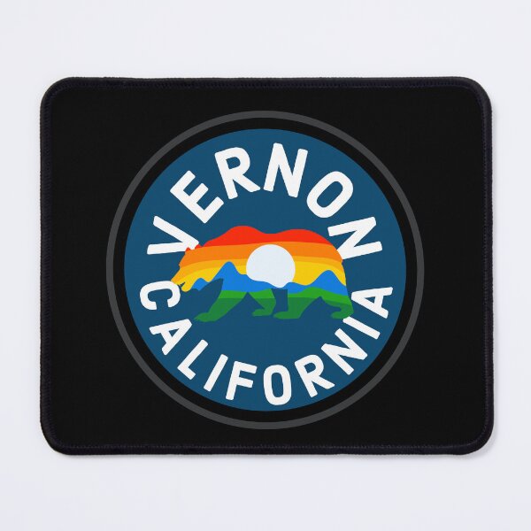 Item preview, City of Vernon California Retro Badge Design designed and sold by narekmug.
