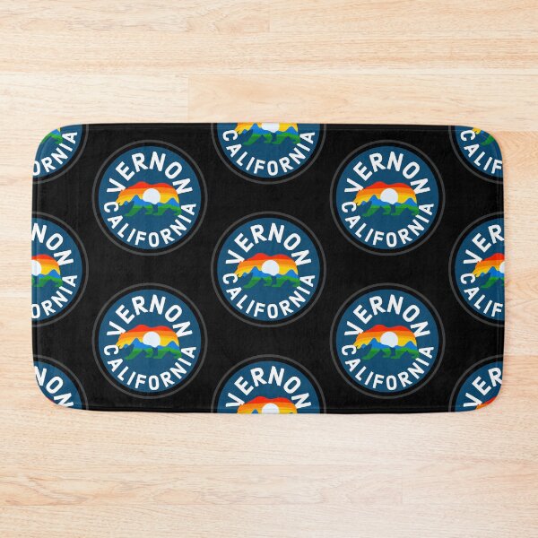 Item preview, City of Vernon California Retro Badge Design designed and sold by narekmug.