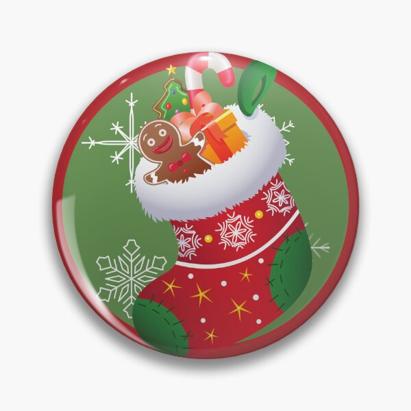 Item preview, The Christmas Stocking Gingerbread Man designed and sold by Bright76.