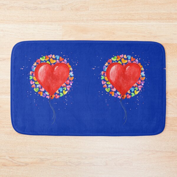 Item preview, Watercolors drawing, red heart many hearts designed and sold by pookamon14.