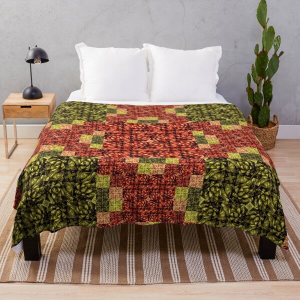Item preview, Succulent Patchwork designed and sold by wumplekin.
