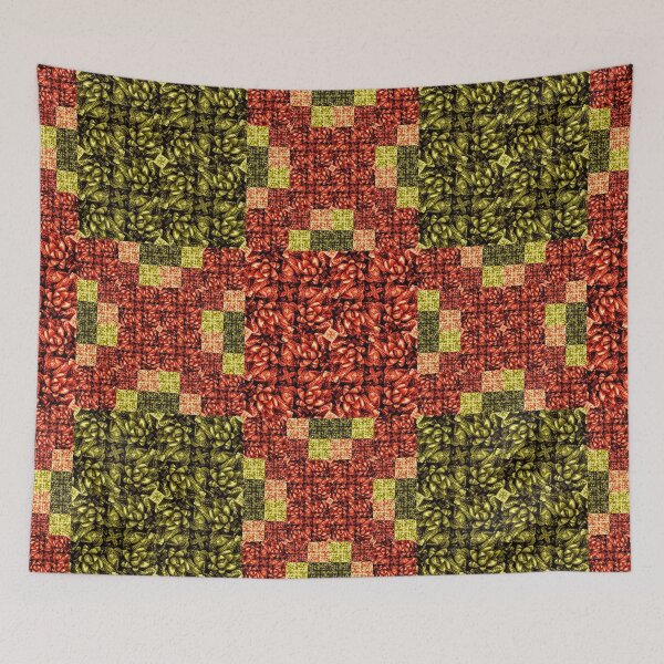 Item preview, Succulent Patchwork designed and sold by wumplekin.