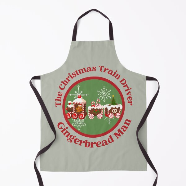 Item preview, The Christmas Train Driver Gingerbread Man designed and sold by Bright76.