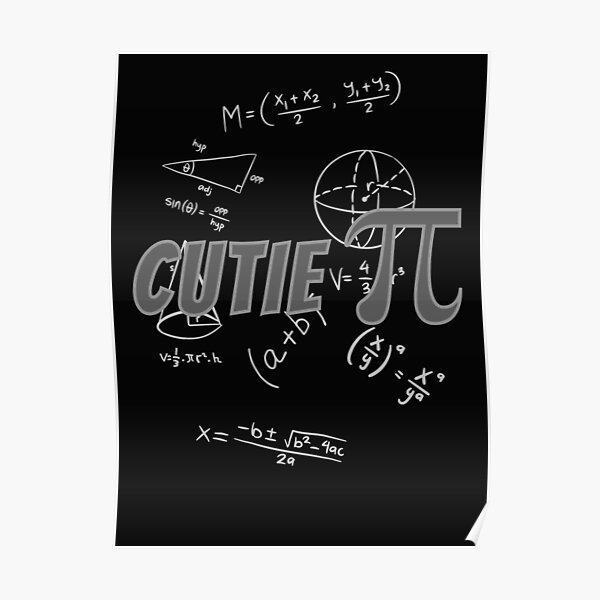 Cutie pie, pi symbol, algebra, tbbt