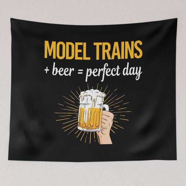 Item preview, Beer Perfect Day Model Train Trains Railroad Railway designed and sold by WigglesDailey.
