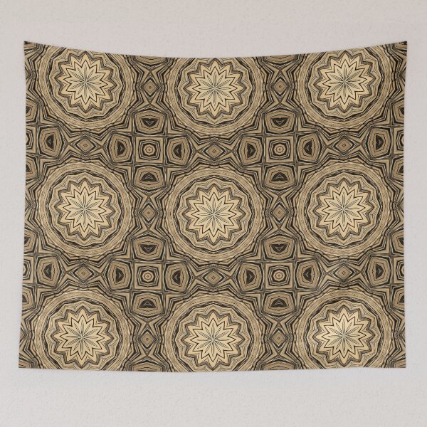 Item preview, Pattern Nature Vibes Brown Earthy Shades Abstract Flowers for Bohemian 1A of 4 designed and sold by Beachy.