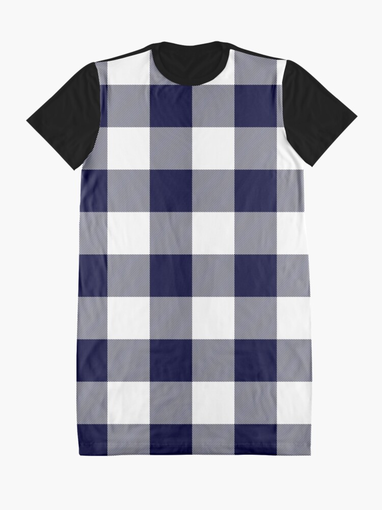 Navy Blue White Polka Dots Graphic T-Shirt for Sale by rewstudio