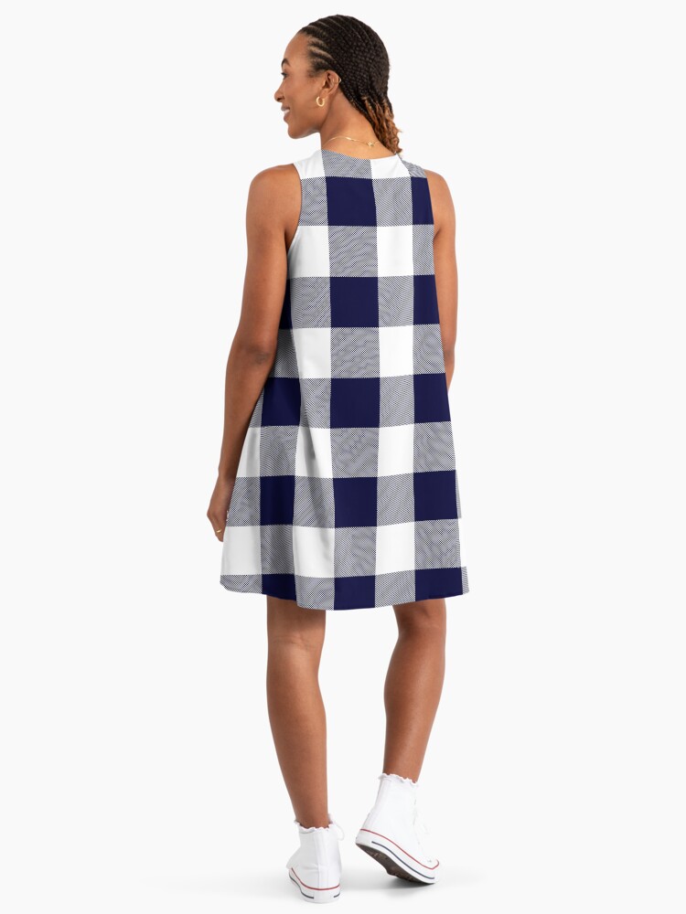 checked a line dress Check-Mate Black n White Check Dress – BohoJazz