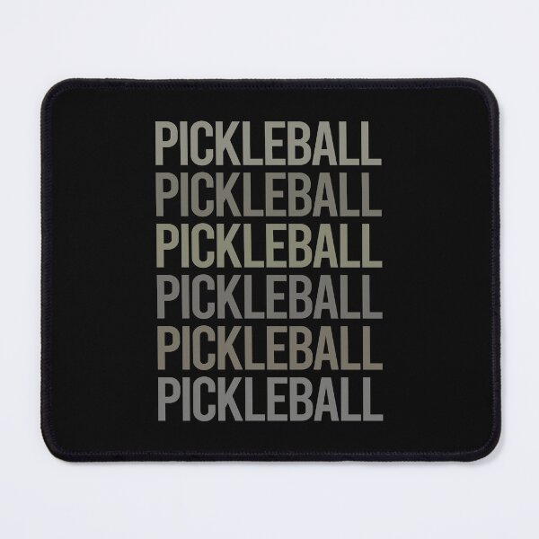 Artikelvorschau, Grauer Text Art Pickleball entworfen und verkauft von TartSpiderWeb.