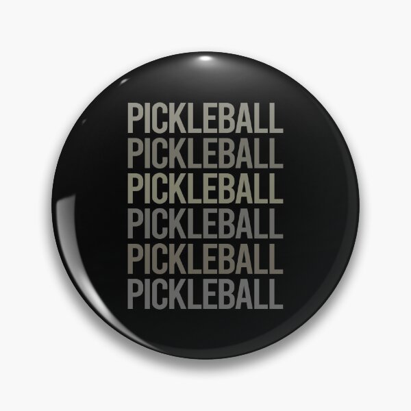 Artikelvorschau, Grauer Text Art Pickleball entworfen und verkauft von TartSpiderWeb.