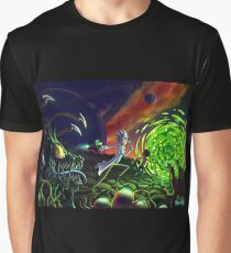 Run | Rick and Morty Graphic T-Shirt