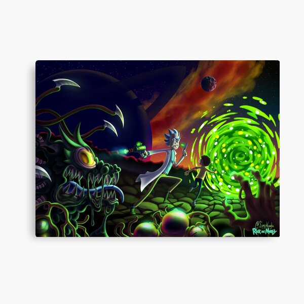 Run | Rick and Morty Canvas Print