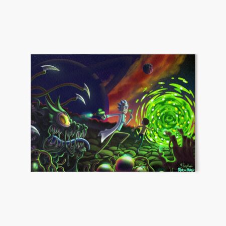 Run | Rick and Morty Art Board Print