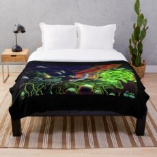 Run | Rick and Morty Throw Blanket