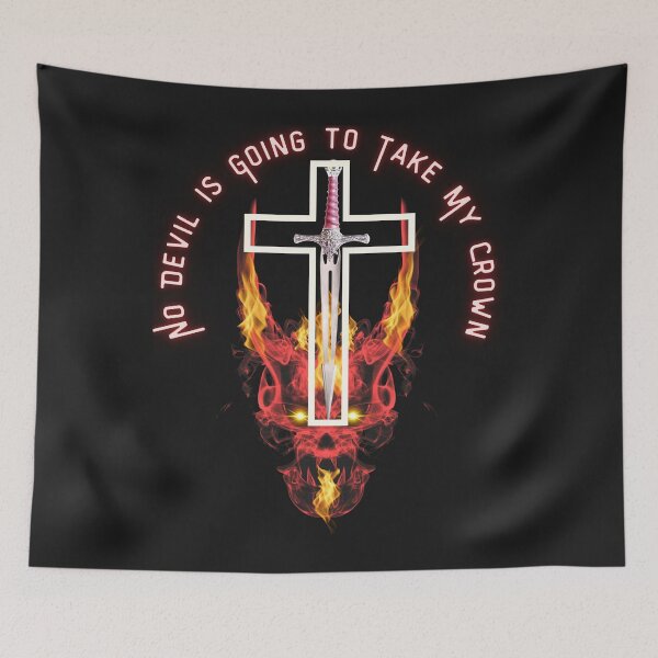 Item preview, No Devil Gain Crown designed and sold by Tripp Art Studio.