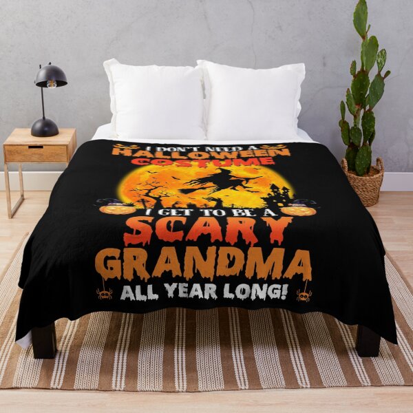 Item preview, I Don't Need Halloween Costume I Get To Be A Scary Grandma halloween grandma witch funny vintage cool designed and sold by elizabethdawnn.