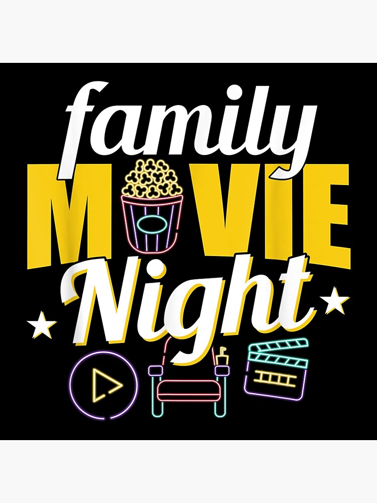 "Movie fans and film event on official family movie night" Poster for