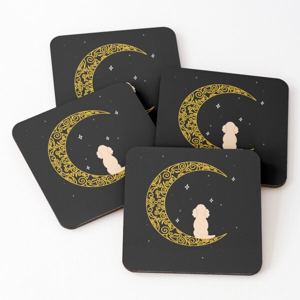 Artikelvorschau, Crescent Moon Tribal Cream Pudel entworfen und verkauft von galax-C.