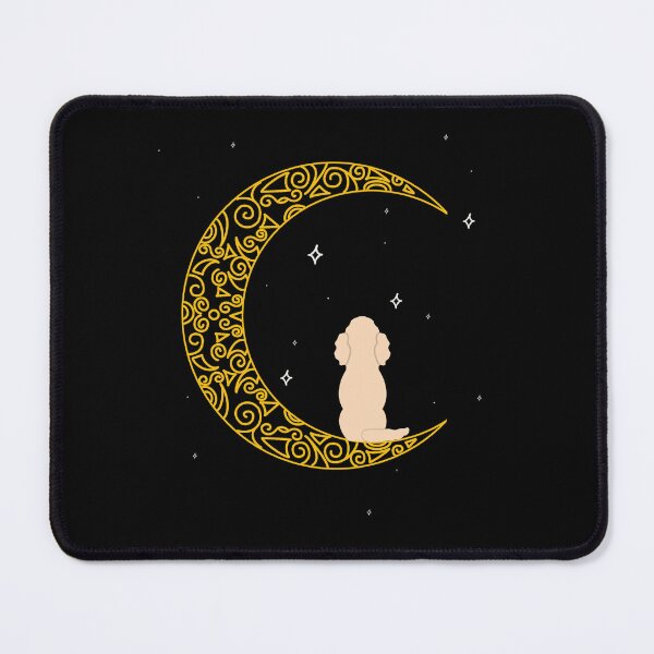 Item preview, Crescent moon tribal cream poodle designed and sold by galax-C.