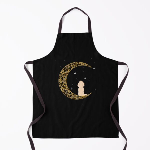 Item preview, Crescent moon tribal cream poodle designed and sold by galax-C.