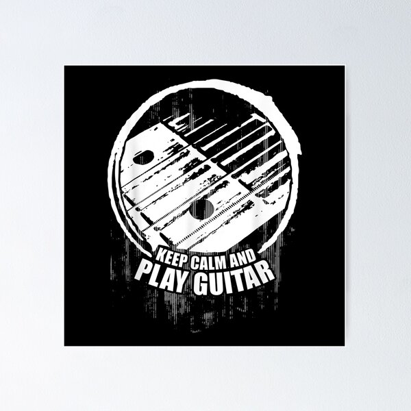 Item preview, Keep Calm Play Guitar Ukulele Plectron Musician Retro Band designed and sold by Ralphreid.