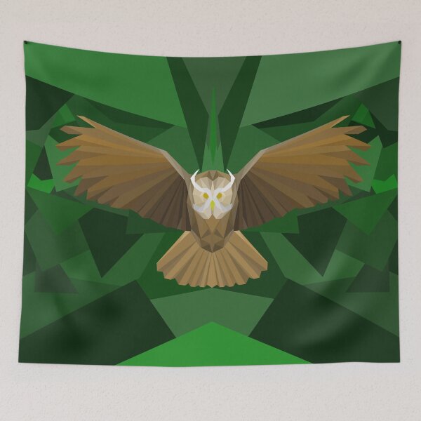 Item preview, Low poly Great owl designed and sold by Tim-F.
