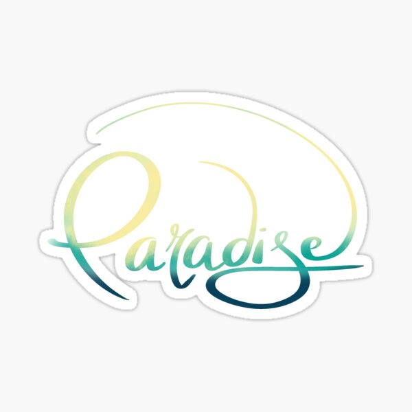 Paradise Sticker