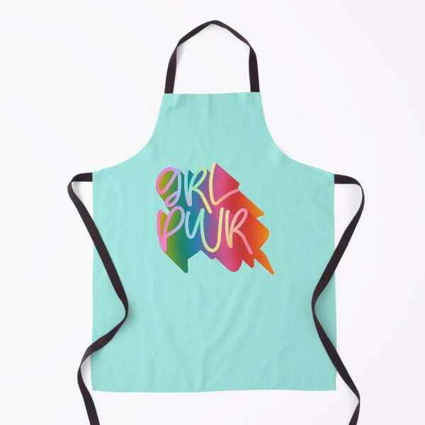 Item preview, GRL PWR Colorful Spectrum Extruded Long Shadow Display Typography Girl Power Quote designed and sold by Cawaiico.