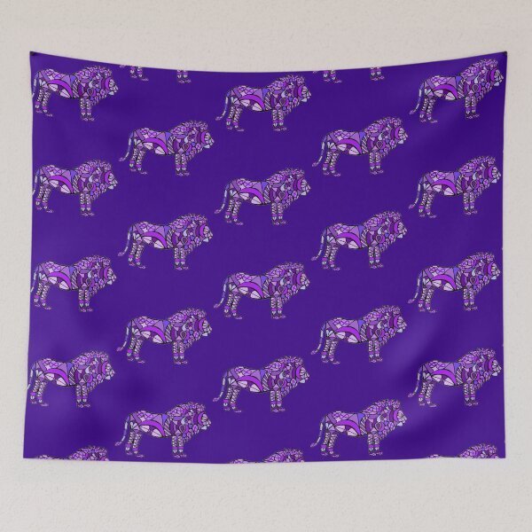Item preview, Purple Awareness Ribbon Mandala Lion  designed and sold by CaitlynConnor.
