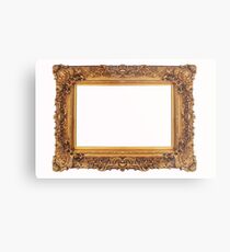 Baroque Golden Frame Metal Print