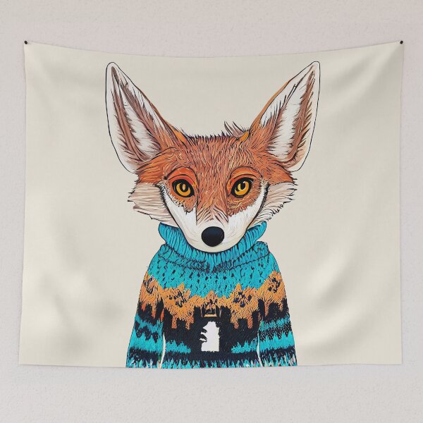 Item preview, Sweater Weather Coyote designed and sold by KayceRayce.