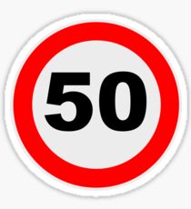 50th birthday Sticker