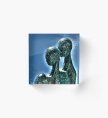 Coupled Forms (HDRI) Acrylic Block