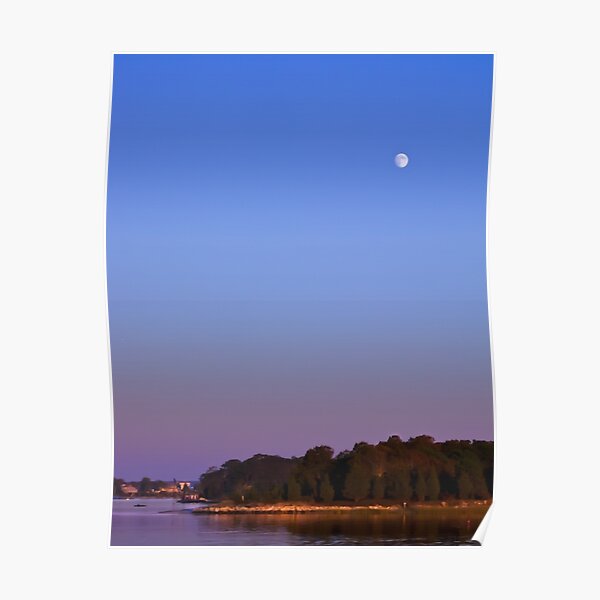 Onset Bay Moonrise Poster