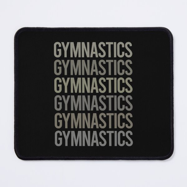Item preview, Gray Text Art Gymnastics Gymnast designed and sold by TartSpiderWeb.