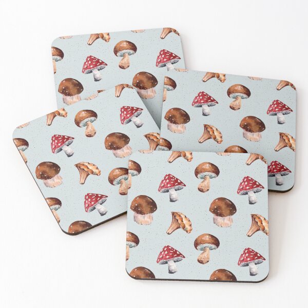 Item preview, Mushroom Collection Watercolor Painting designed and sold by Pattokarts.