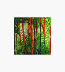 Lipstick Palms (triptych) Art Board