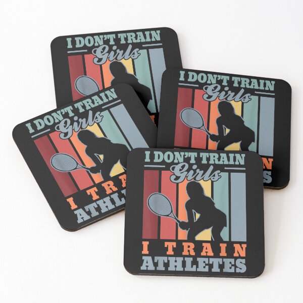 Item preview, I train athletes â€“ Funny court tennis trainer tennis coach designed and sold by Ralphreid.