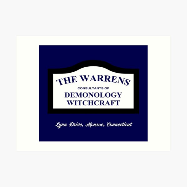 The Conjuring - The Warrens Sign Art Print