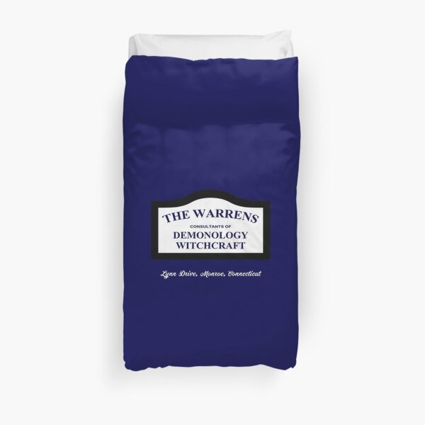 The Conjuring - The Warrens Sign Duvet Cover