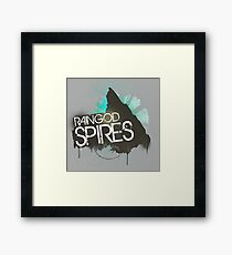 Rain God Spires Framed Print