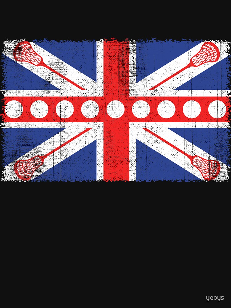 Vintage Flag > UK Flag Made of Lacrosse Balls + Bats > Laxing by yeoys