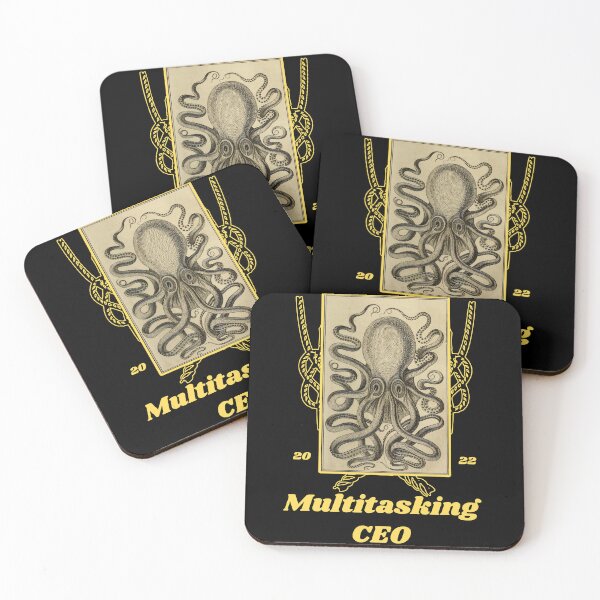 Item preview, 'Multitasking CEO' Old Book Octopus Graphic - Funny Quotes Designs for T-shirts, stickers and other accessories designed and sold by Ridiculam Toga.