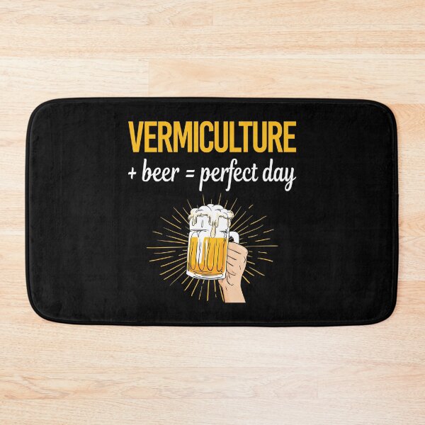 Item preview, Beer Perfect Day Vermiculture Worm Farming Farmer Vermicompost Vermicomposting designed and sold by WigglesDailey.