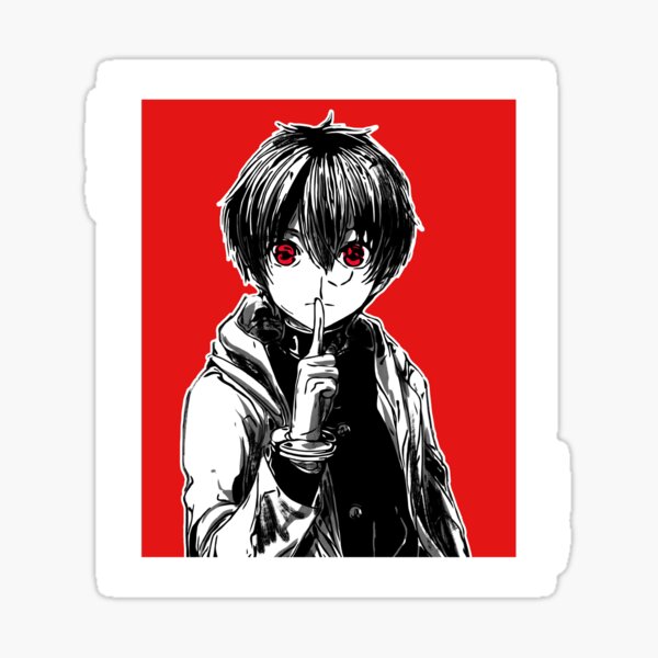 Yuuri amakage - battle game in 5 seconds anime Sticker for Sale